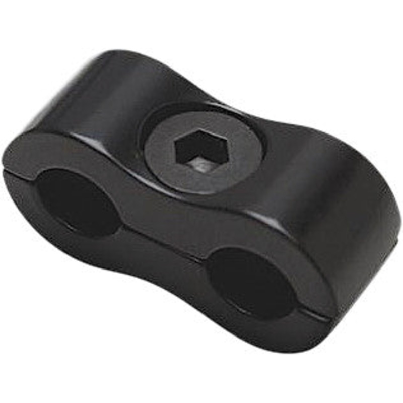 MOTION PRO THROTTLE/IDLE CABLE CLAMP MP BLACK 11-0094