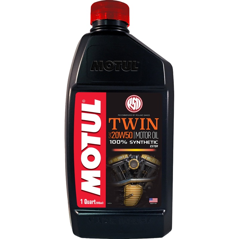 MOTUL MOTUL TWIN 100% SYN 20W50 QT 108061