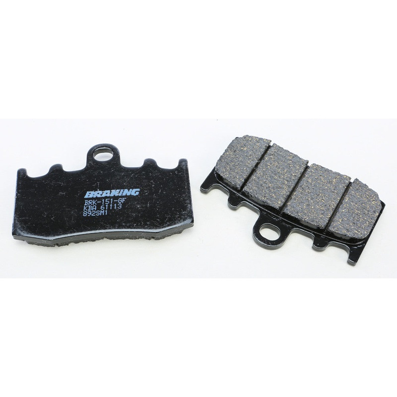 BRAKING BRAKE PAD SET SEMI-METALLIC 892SM1
