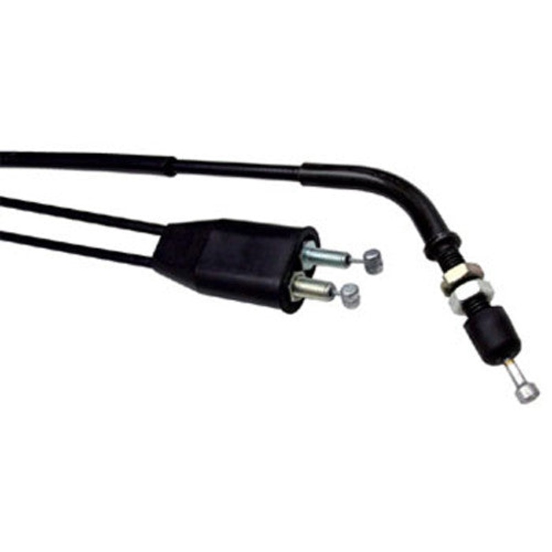 MOTION PRO BLACK VINYL THROTTLE PUSH-PULL CABLE SET 10-0122