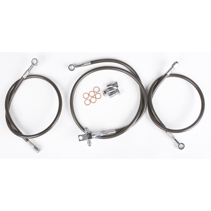 STREAMLINE BRAKELINE FRONT SMOKE+2 POLARIS RGXP1K-F-2-SMOKE