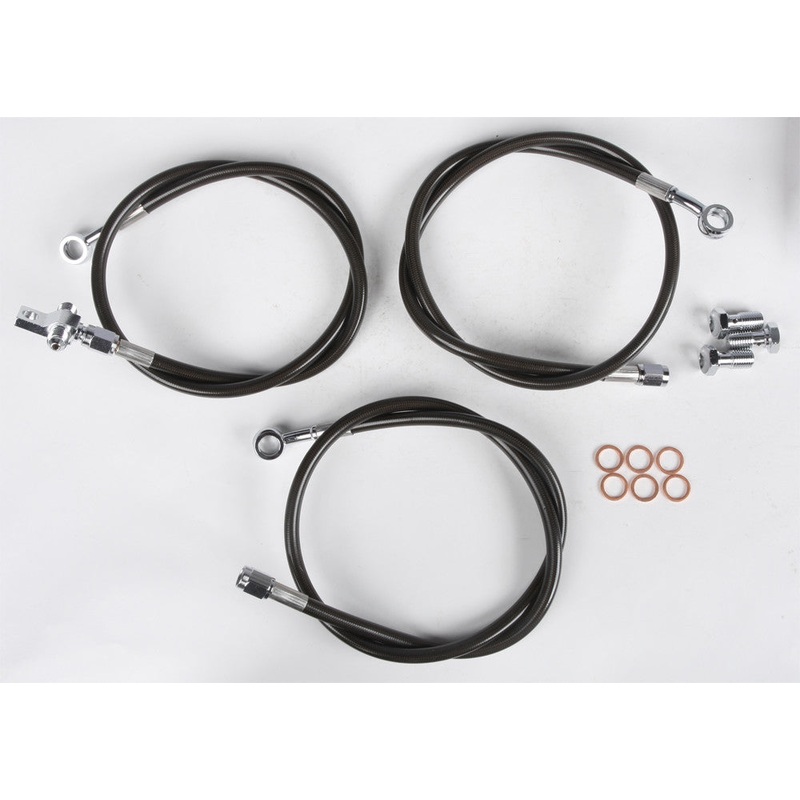 STREAMLINE BRAKELINE FRONT SMOKE +2 YAM YFZR-F-2-SM
