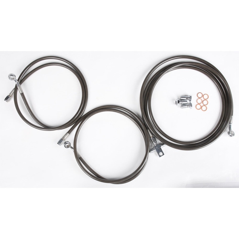 STREAMLINE BRAKELINE REAR SMOKE+4 POLARIS RGXP1K-R-4-SMOKE