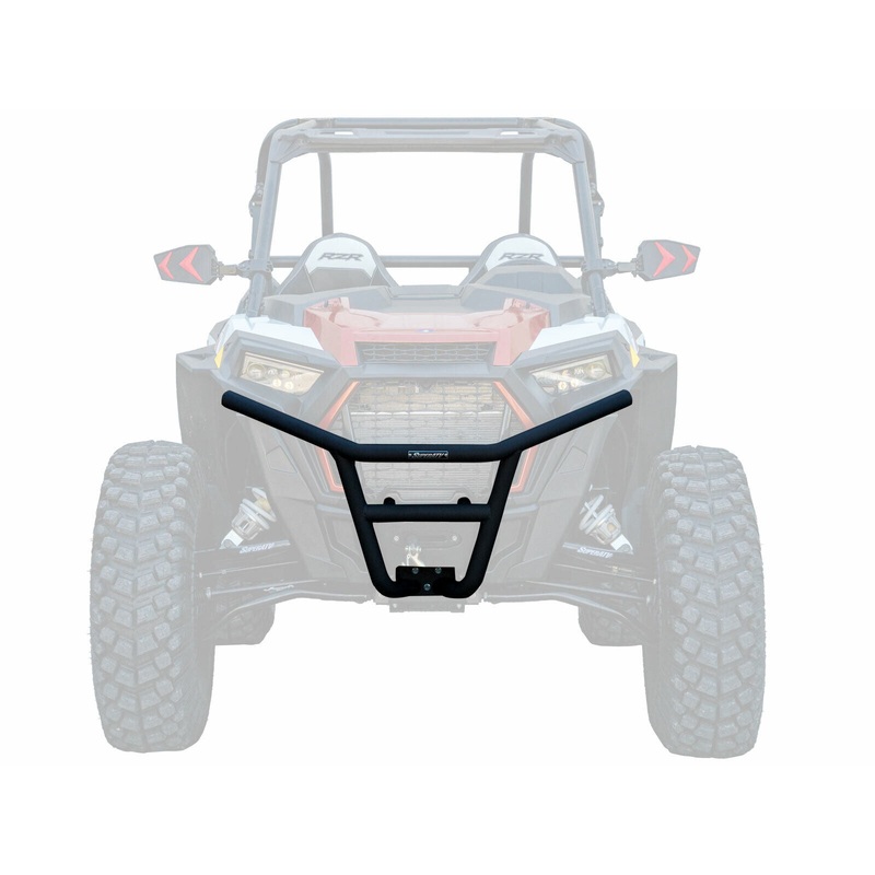 SuperATV Front Low Profile Bumper for Polaris RZR Trail 900 / 1000 (2021+) Black