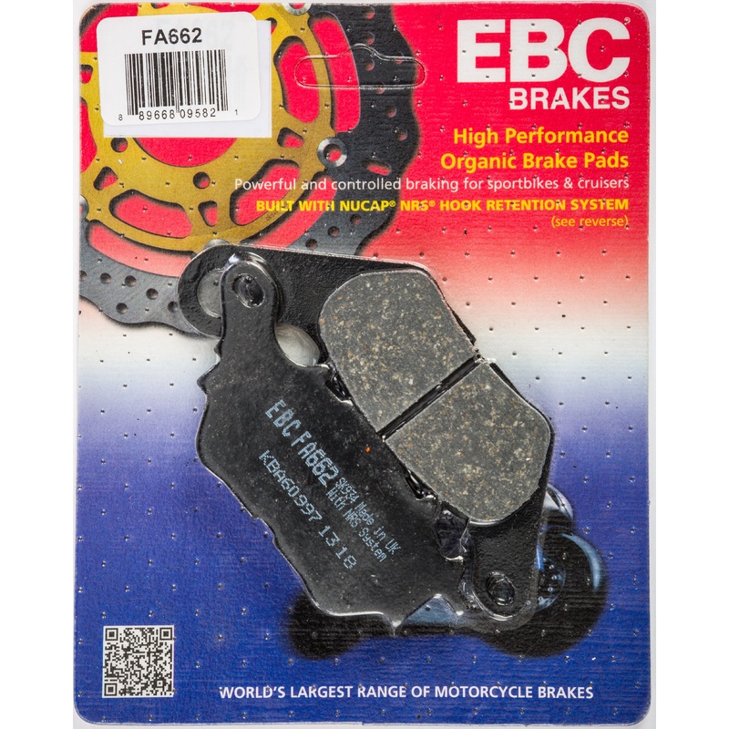 EBC BRAKE PADS REAR FA662