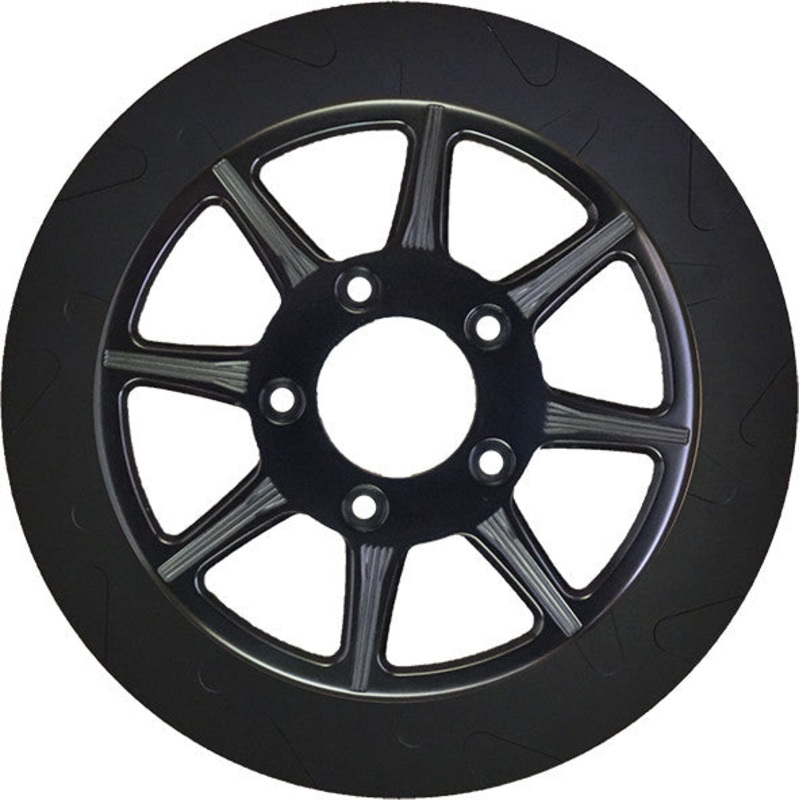 LYNDALL BRAKES HIGH CARBON STEEL PHOENIX REAR ROTOR BLACK 11.8" 738-0327
