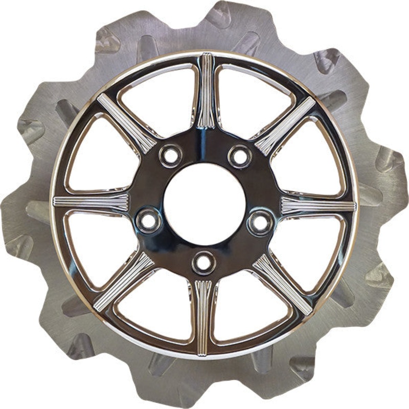 LYNDALL BRAKES HIGH CARBON STEEL PHOENIX REAR ROTOR CHROME 11.5" 527-0325