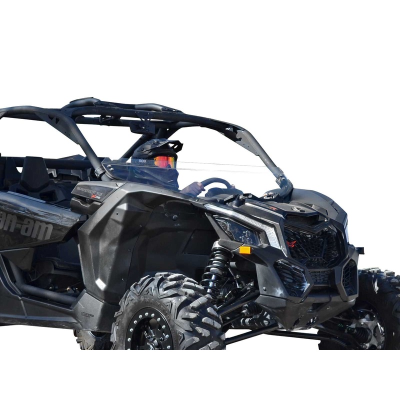 SuperATV Can-Am Maverick X3 (64" or 72" Body) Scratch Resistant Half Windshield