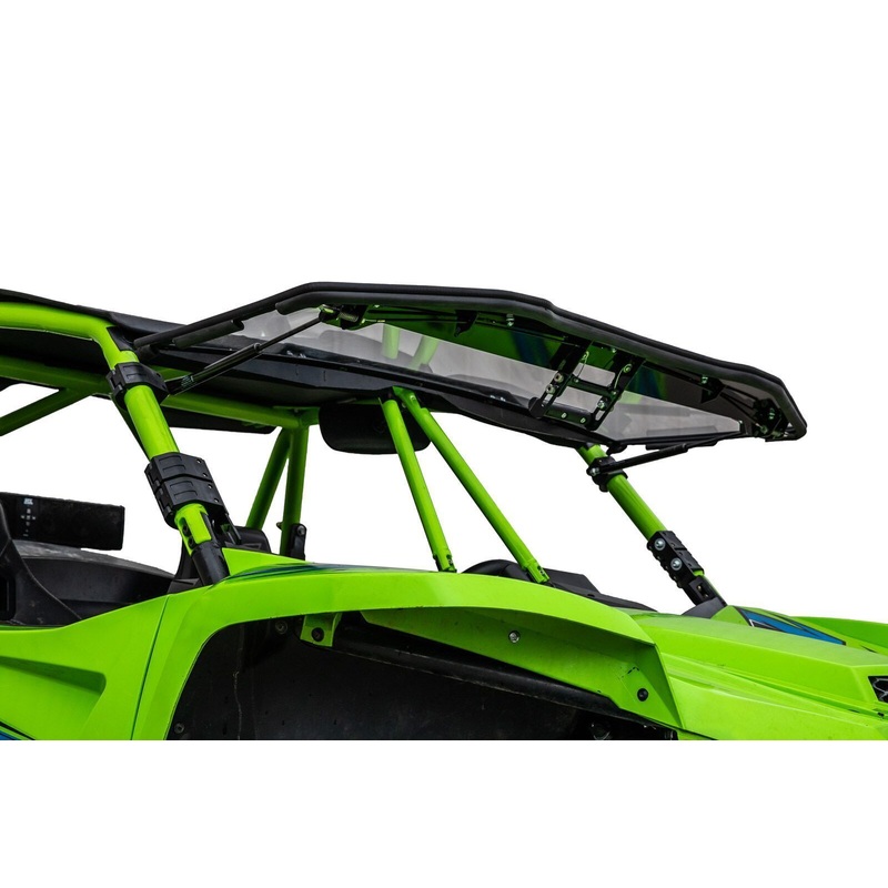 SuperATV Clear Scratch Resistant Flip Windshield for Textron Wildcat XX (2018+)