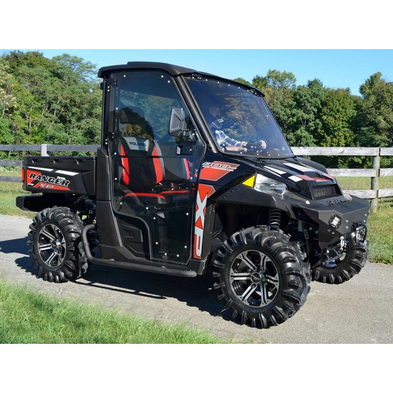SuperATV Heavy Duty Full Cab Enclosure Doors for Polaris Ranger XP 900 (2013+)