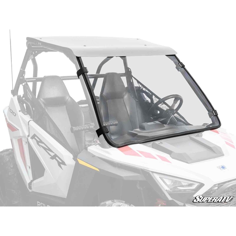 SuperATV Heavy Duty Full Windshield for Polaris RZR 200 (2022+)
