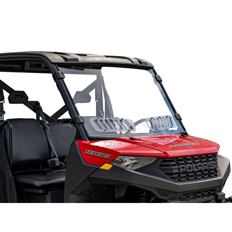 SuperATV Scratch Resistant Vented Full Windshield for Polaris Ranger XP 900