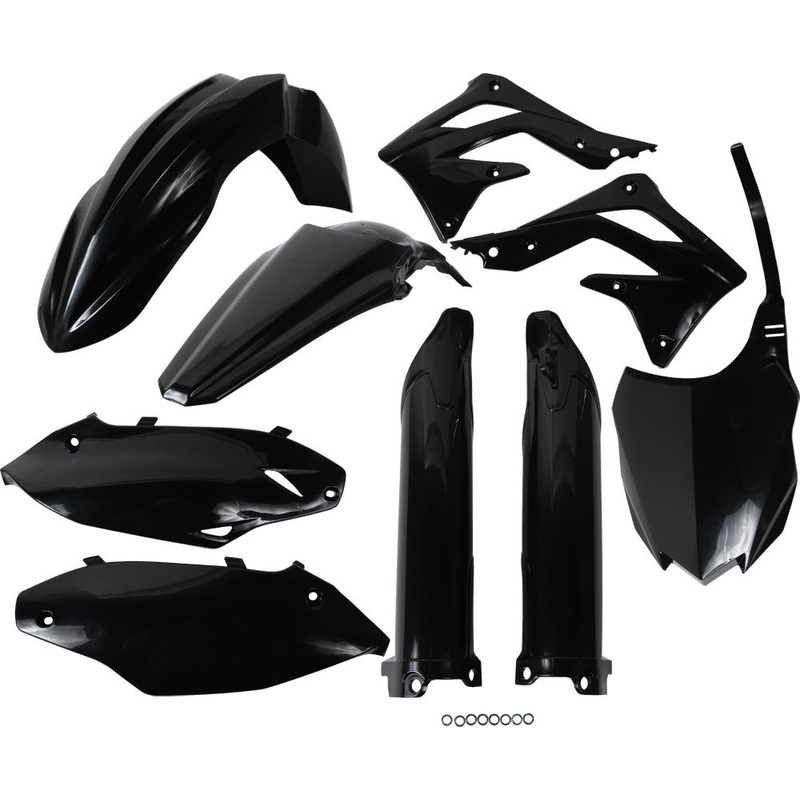 ACERBIS FULL PLASTIC KIT BLACK 2314200001