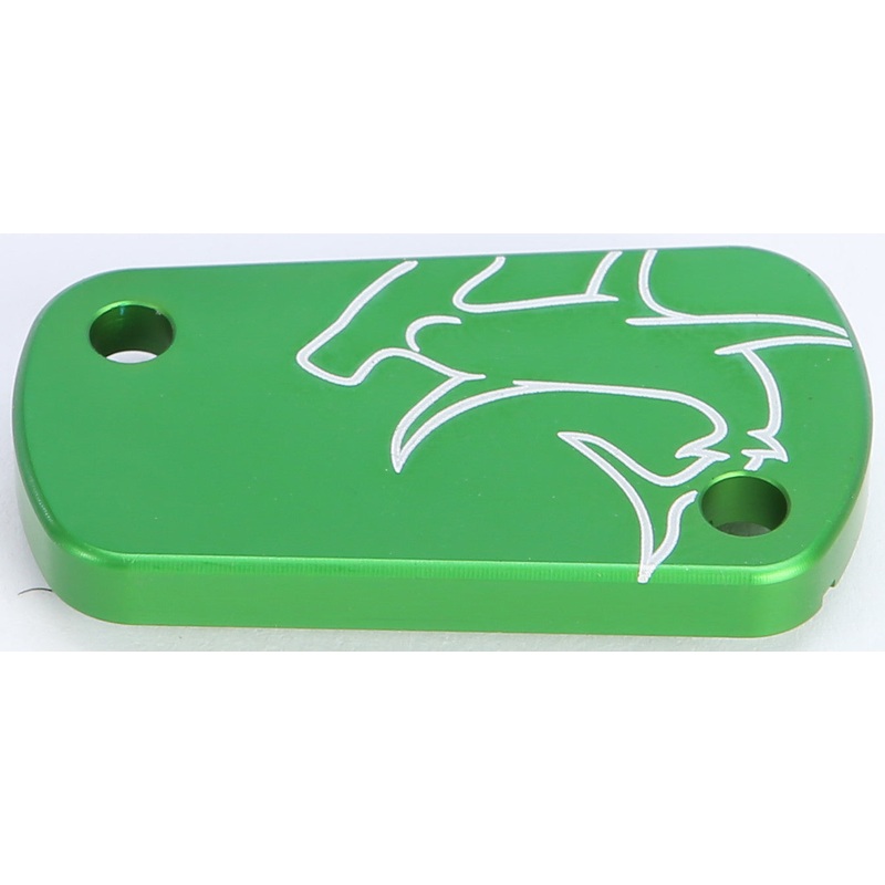 HAMMERHEAD MASTER CYLINDER COVER KAW REAR GREEN 36-0341-00-30