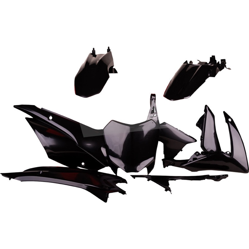 POLISPORT PLASTIC BODY KIT BLACK 90539