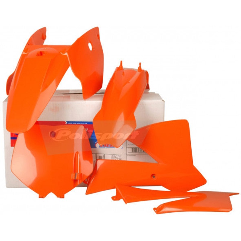 POLISPORT PLASTIC BODY KIT ORANGE 90098