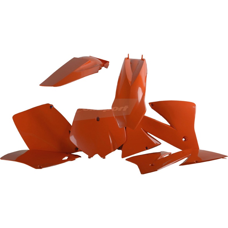 POLISPORT PLASTIC BODY KIT ORANGE 90101