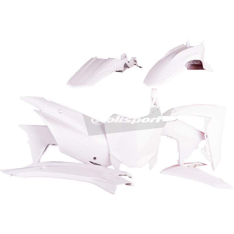 POLISPORT PLASTIC BODY KIT WHITE 90538