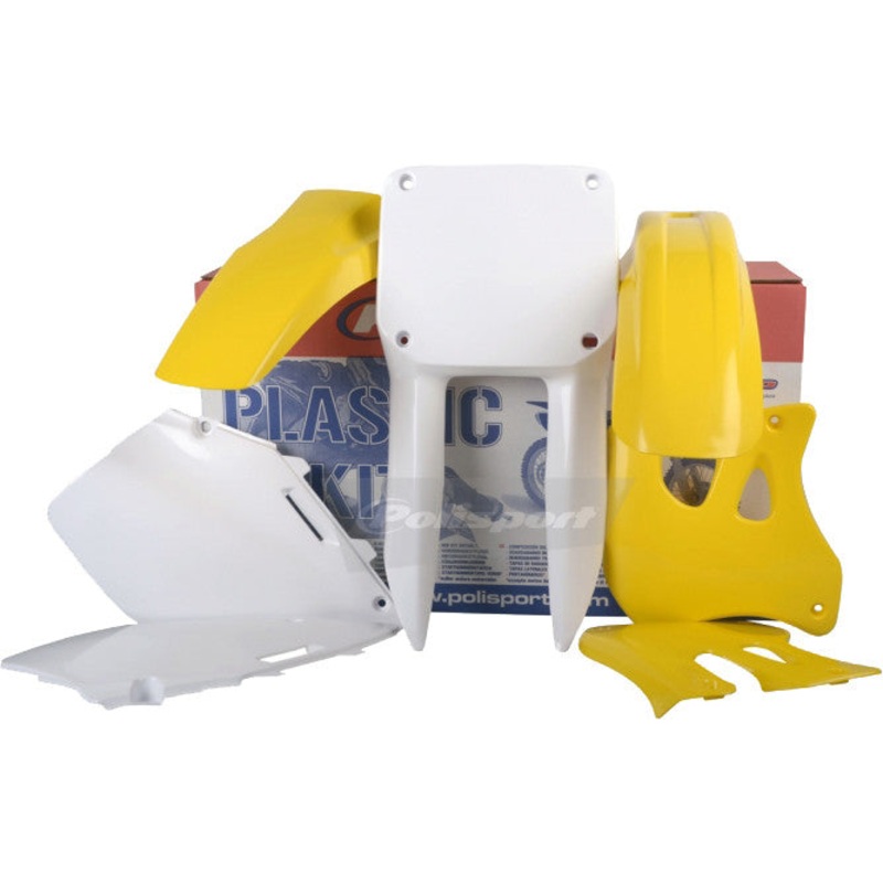 POLISPORT PLASTIC BODY KIT YELLOW 90093