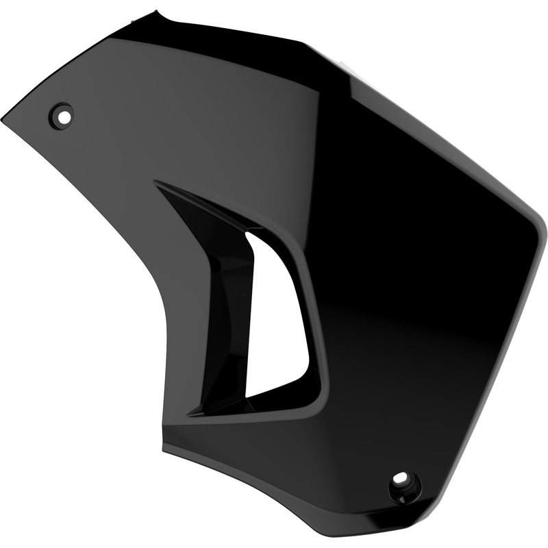 POLISPORT RADIATOR SHROUD RIGHT BLACK 8420200001