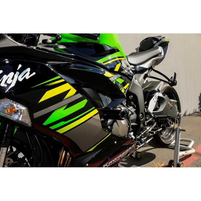 SHOGUN PR/FRAME SLIDERS BLACK KAWASAKI 750-4459