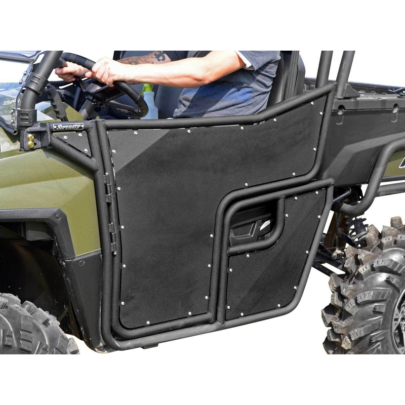 SuperATV Heavy Duty Aluminum Half Doors for Polaris Ranger XP 800 (2009-2014)