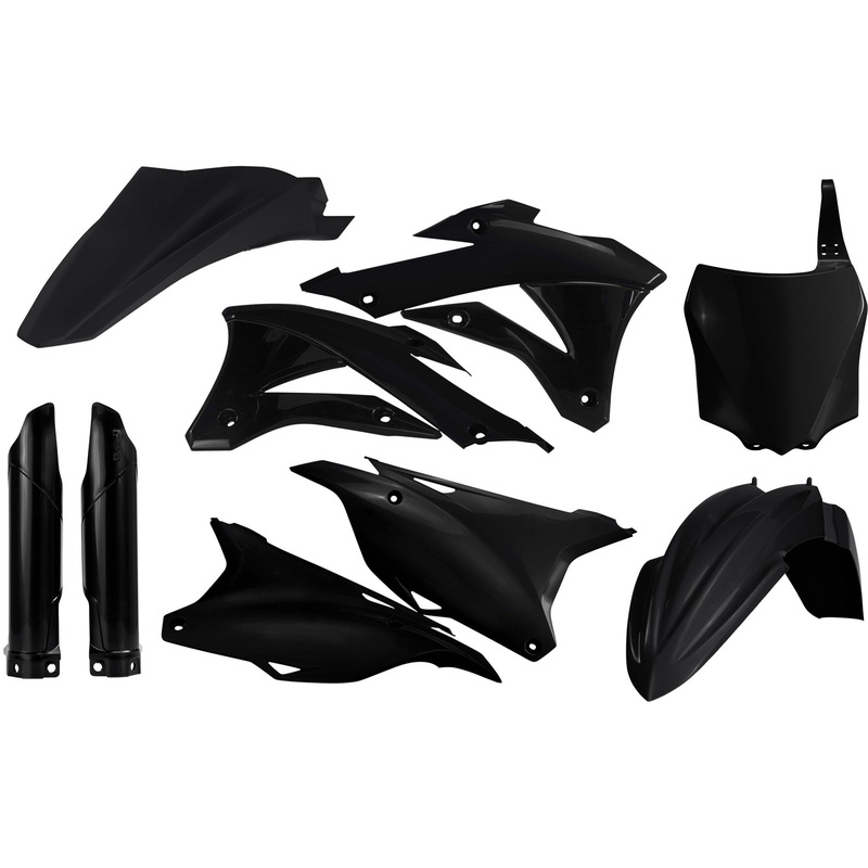 ACERBIS FULL PLASTIC KIT BLACK 2374110001