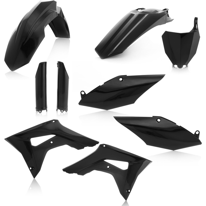 ACERBIS FULL PLASTIC KIT BLACK 2630700001