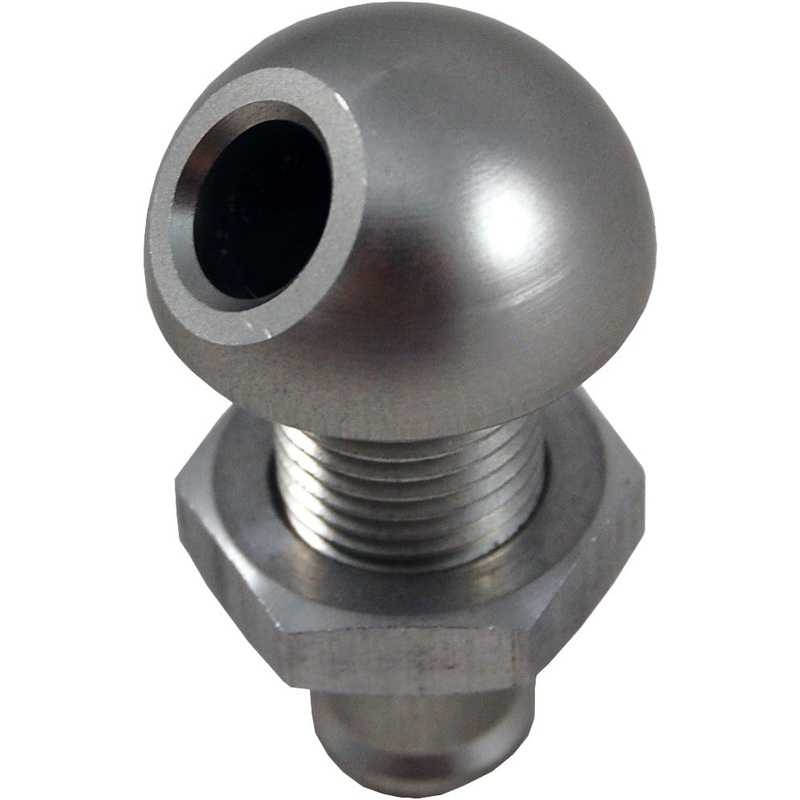 BLOWSION BILLET THRU-HULL WATER FITTING NATURAL 3/8" 45 DEG. 04-03-018
