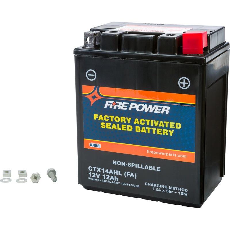 FIRE POWER BATTERY CTX14AHL/CB14L-A2 SEALED FACTORY ACTIVATED CTX14AHL-BS(FA)