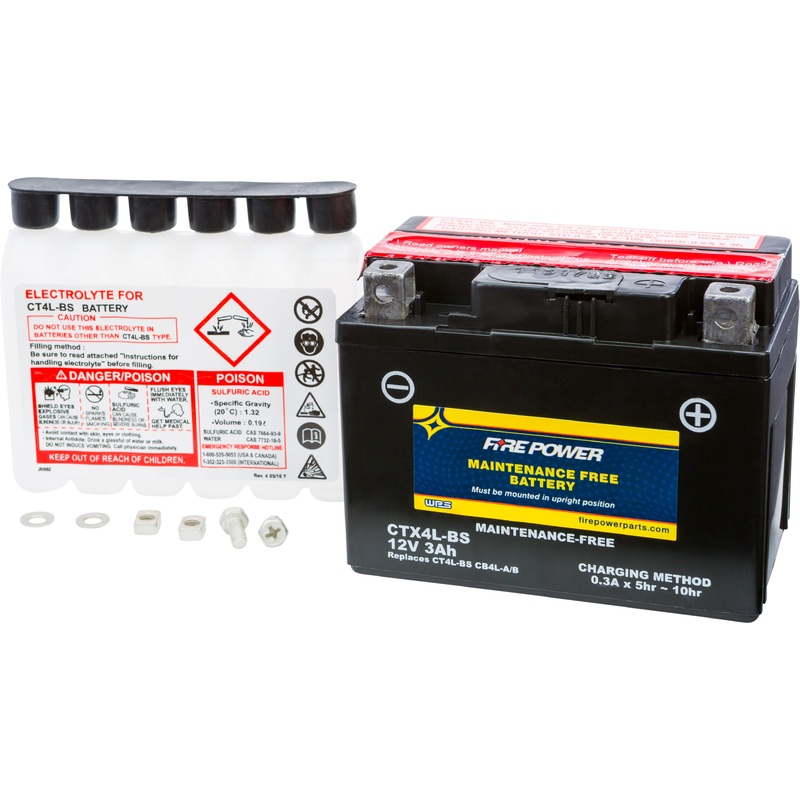 FIRE POWER BATTERY CTX4L-BS MAINTENANCE FREE CTX4L-BS