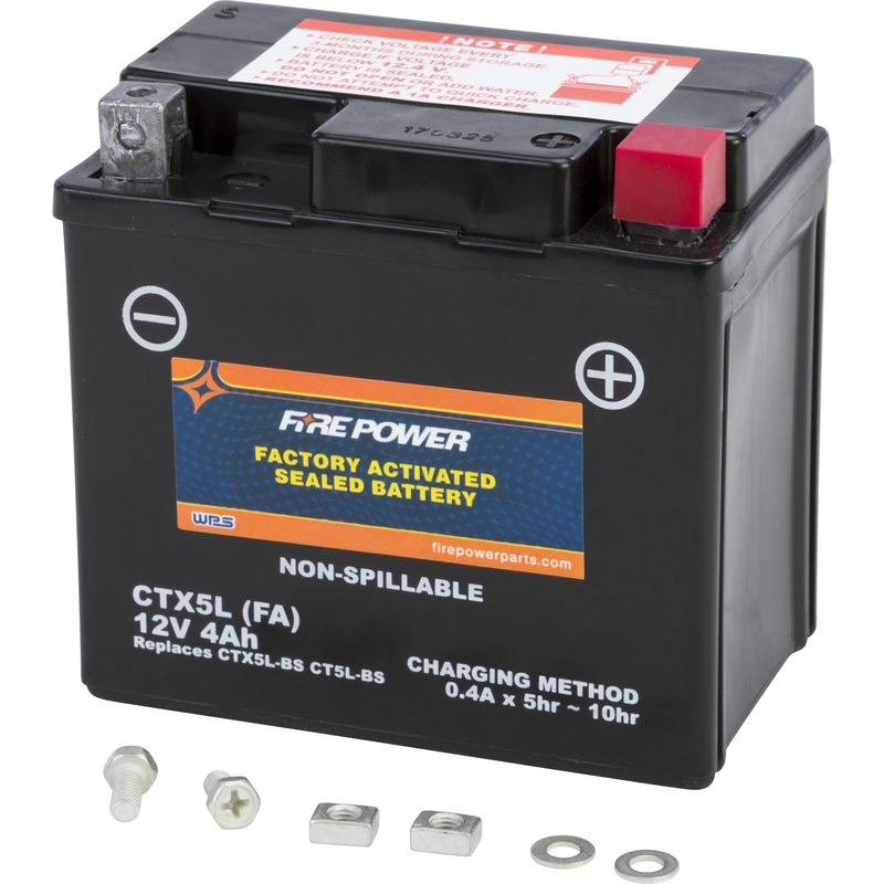 FIRE POWER BATTERY CTX5L SEALED FACTORY ACTIVATED CTX5L-BS(FA)