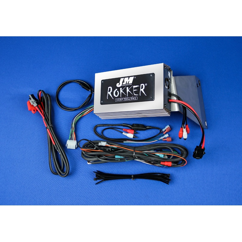 J&M ROKKER P700W 4-CH AMP KT 11-13 ROADGLIDE ULT JAMP-700HR11-ULP