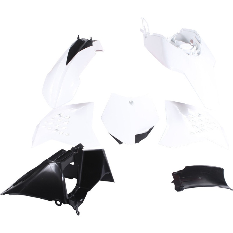 POLISPORT PLASTIC BODY KIT WHITE 90214