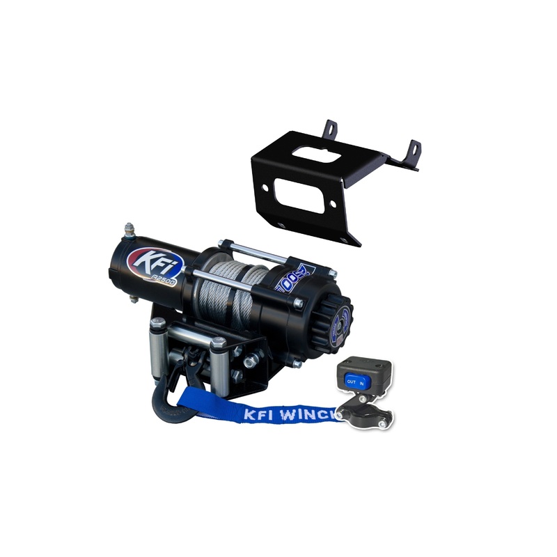 KFI A2500-R2  2500lb Winch Kit for Honda Rancher TRX420 FA (Solid Axle ONLY)