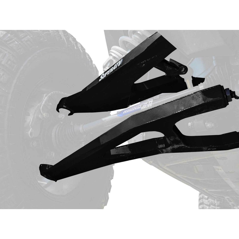 SuperATV High Clearance Boxed A-Arms for Polaris RZR XP 1000 (2014-2023) - Black