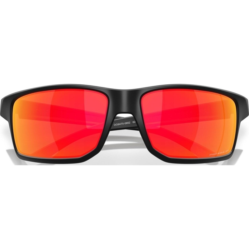 Oakley Gibston XL Matte Black Ink Frame Sunglasses With Prizm Ruby Polarised Lens