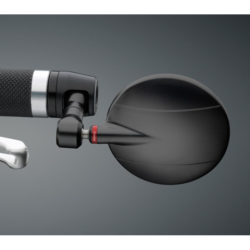 Rizoma Spy-R 80 Black Bar End Mirror