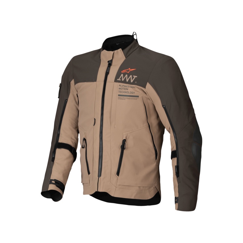 Alpinestars AMT-8 Stretch Drystar Xf Jacket - Dark Brown/Dark Khaki