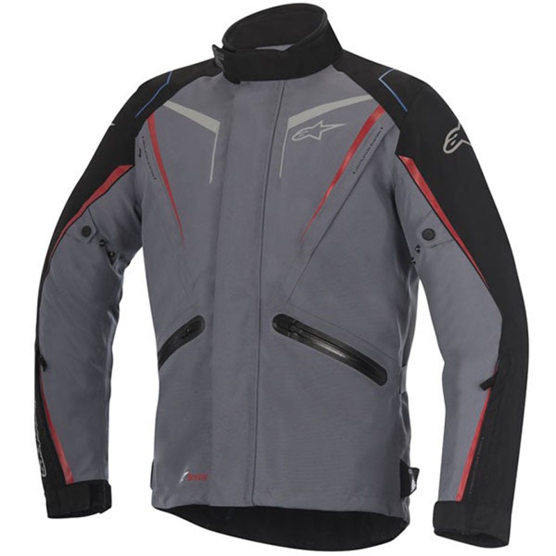 Alpinestars Mens Yokohama Drystar Jacket Dark Grey/Red/Black