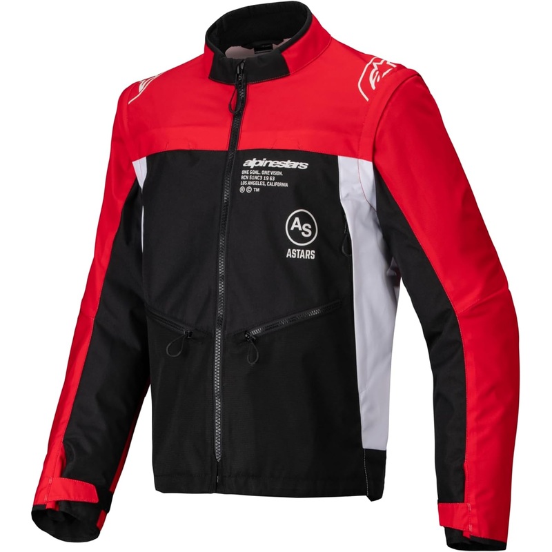 Alpinestars Pro-Dura Jacket - Black/Bright Red/Fluro White Blue