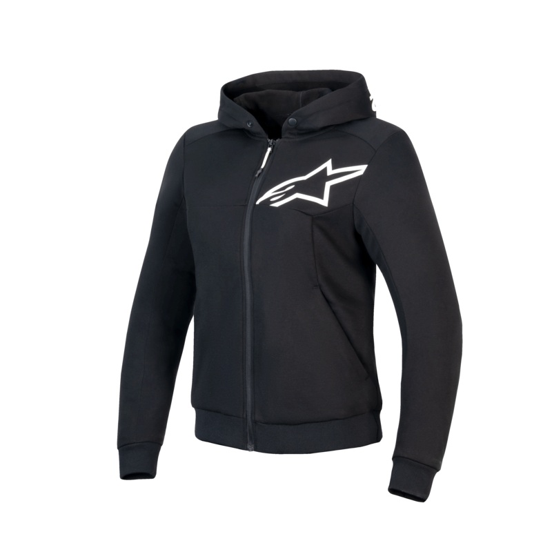 Alpinestars Womens Chrome V2 Sport Hoodie - Black/White