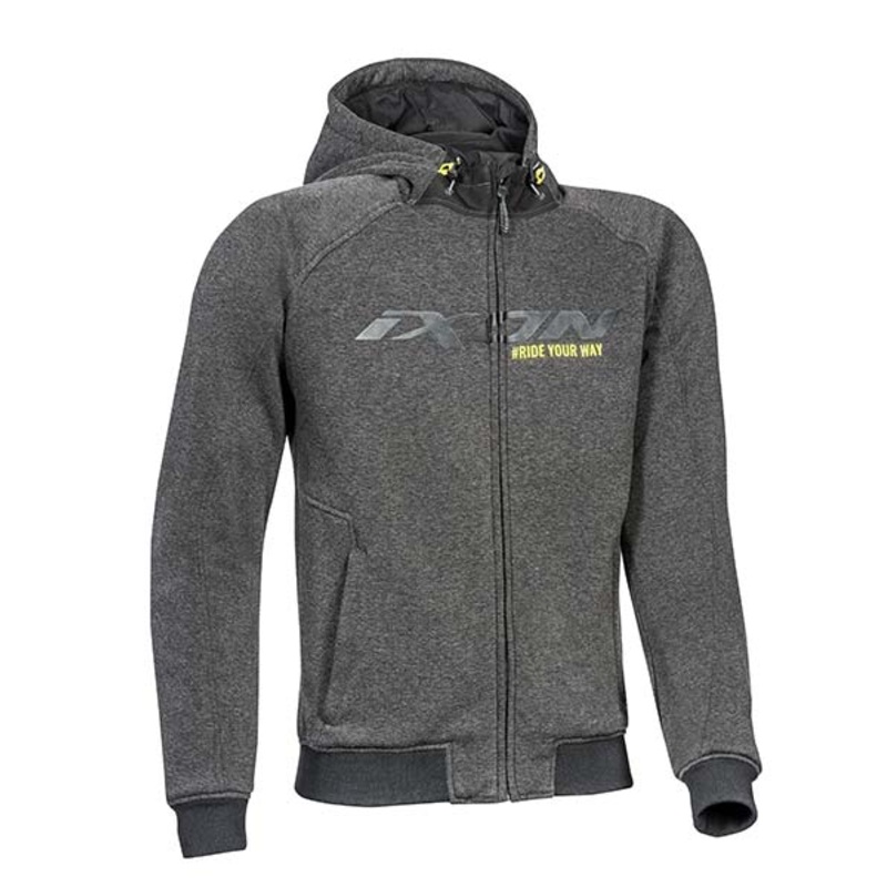 Ixon Palermo Hoodie - Anthracite/Black/Bright Yellow