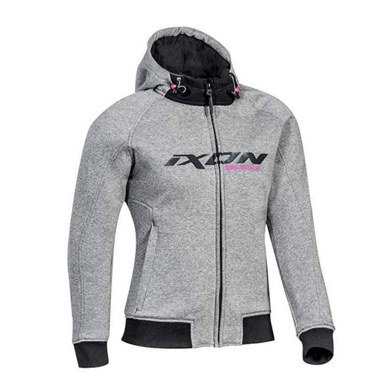 Ixon Palermo Lady Hoodie - Grey/Pink