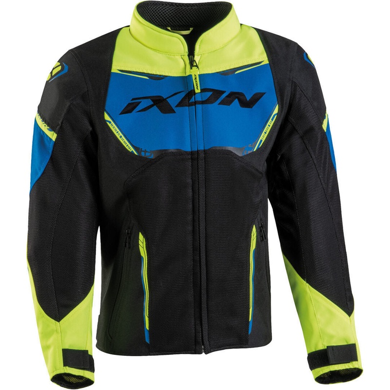 Ixon Striker Air Kid Jacket - Black/Blue/Yellow