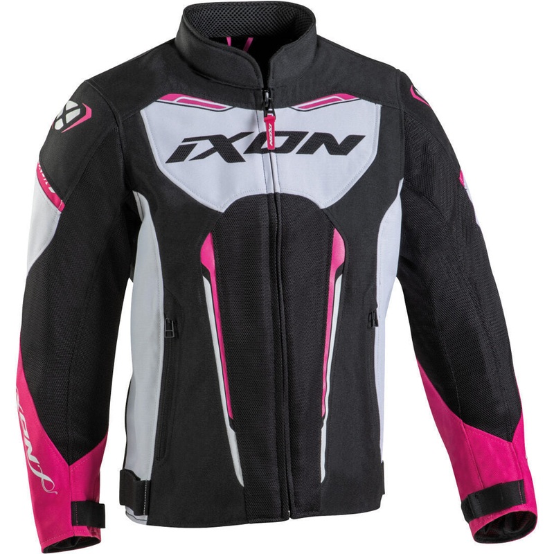 Ixon Striker Air Kid Lady Jacket - Black/White/Fuschia