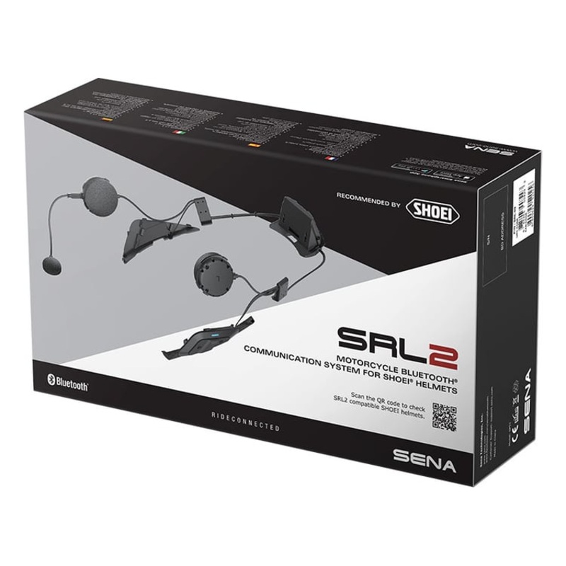 Sena SRL2 Shoei Bluetooth Intercom - Suits Shoei GT-AIR 2, J-CRUISE 2 and Neotec II