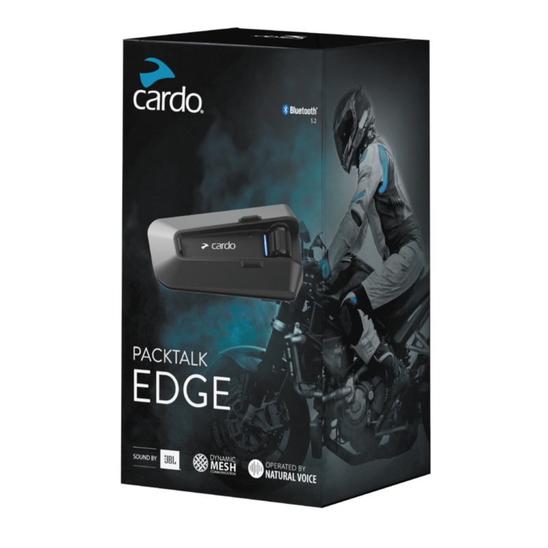 Cardo PACKTALK Edge Single Bluetooth Communication System