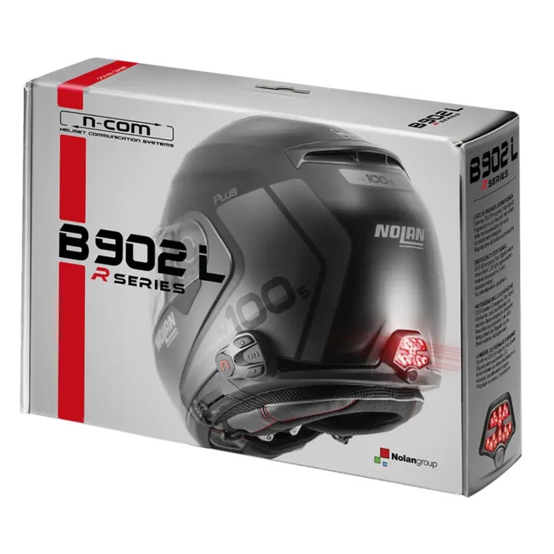 Nolan B902-RL N-COM Premium Bluetooth System + Stop Light