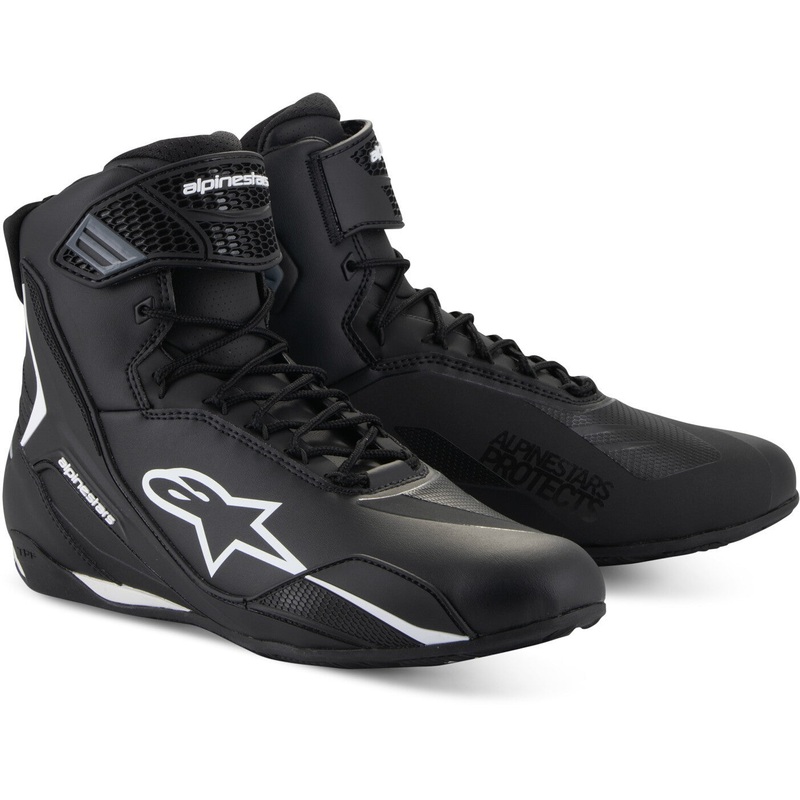 Alpinestars Faster V4 Shoes - Black/White